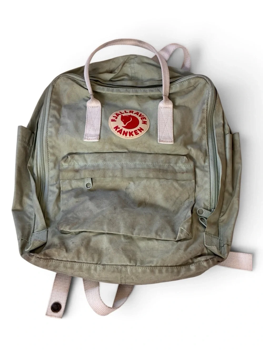Kanken | Very used fair condition vinyl trendy backpack mint green
